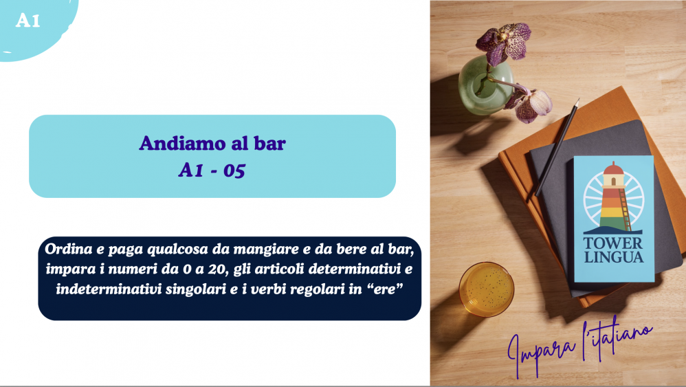 Italian A1 Lesson 05 – Andiamo al Bar